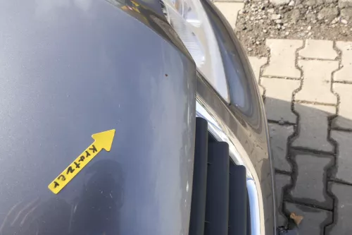 VW Touran 1T Caddy 2K Motorhaube Klappe Frontklappe grau LD7X platinumgrey 100 (165008)