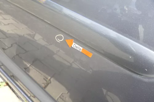 VW Touran 1T 1T3 Tür hinten links grau LD7X Cross (165014)