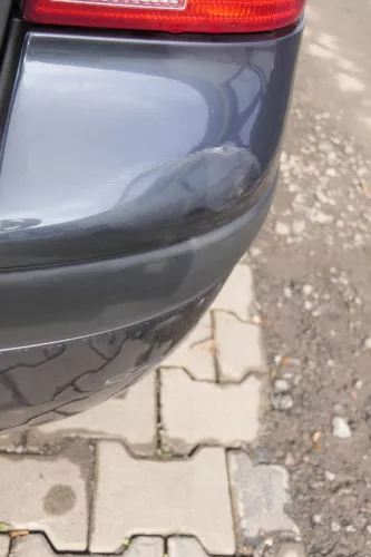 VW Golf 4 Kombi Avant Stoßstange hinten Heckstoßstange Stoßfänger grau LC7V (165031)