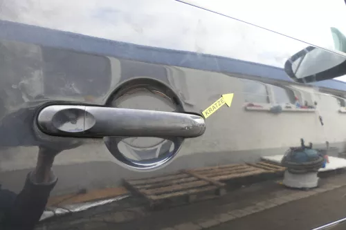 VW Touran 1T3 1T Tür vorne rechts Beifahrertür schwarz LC9Z ohne Anbauteile (165048)