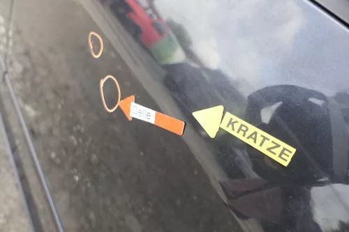 VW Touran 1T 1T3 Tür hinten links schwarz LC9Z Cross (165051)