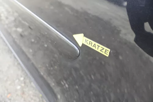 VW Touran 1T 1T3 Tür hinten links schwarz LC9Z Cross (165051)