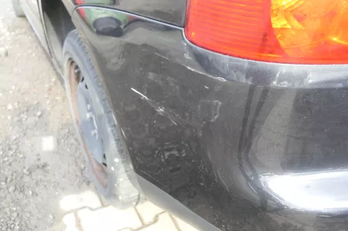 VW Touran 1T Stoßstange hinten Heckstoßstange Stoßfänger schwarz LC9Z (165053)