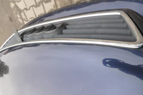 Audi A6 4B Motorhaube Klappe vorn (bis ca. Ende 2001) blau LZ5T (165065)