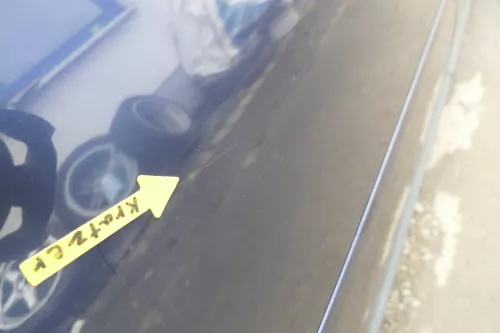 Audi A6 4B C5 Tür Türblatt hinten rechts blau LZ5T (165077)