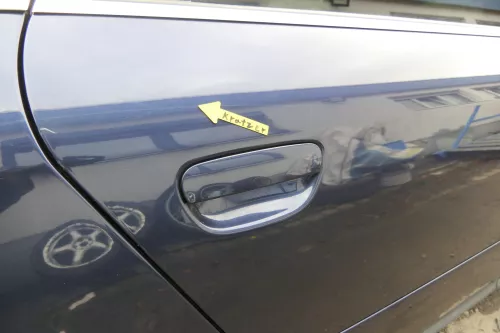 Audi A6 4B C5 Tür Türblatt hinten rechts blau LZ5T (165077)