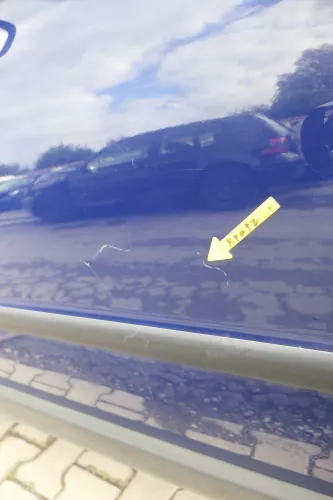 VW Passat 3B 3BG 3B6 Kombi + Limo Tür vorne links Fahrertür blau LB5N ohneAnbaut (165110)