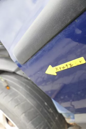 VW Passat 3B 3BG 3B6 Kombi + Limo Tür vorne links Fahrertür blau LB5N ohneAnbaut (165110)