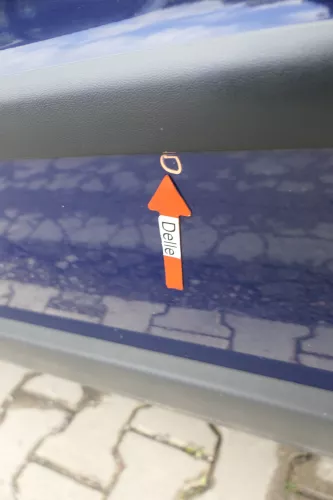 VW Passat 3B 3BG Kombi Variant Tür hinten links blau LB5N ohneAnbauteile (165111)