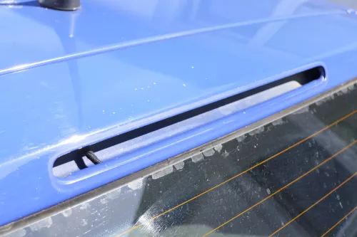 Polo 6N2 Heckklappe Klappe hinten Kofferraumklappe blau LA5C Scheibe (165129)