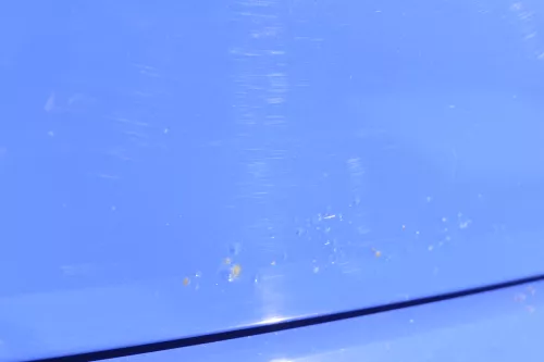 Polo 6N2 Heckklappe Klappe hinten Kofferraumklappe blau LA5C Scheibe (165129)