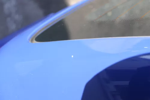 Polo 6N2 Heckklappe Klappe hinten Kofferraumklappe blau LA5C Scheibe (165129)