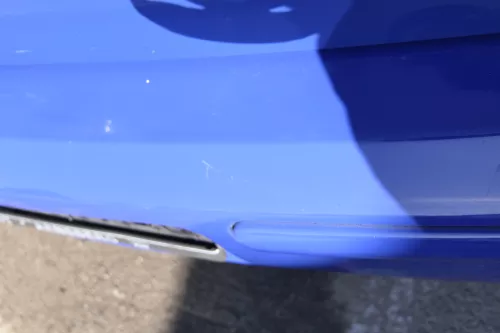 VW Polo 6N2 Stoßstange hinten Heckstoßstange Stoßfänger blau LA5C surf (165131)