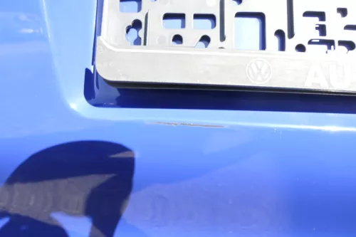 VW Polo 6N2 Stoßstange hinten Heckstoßstange Stoßfänger blau LA5C surf (165131)