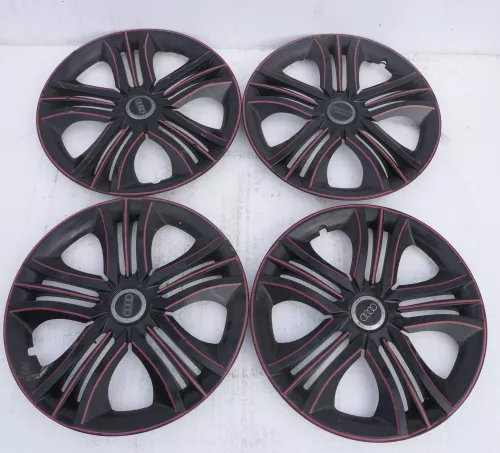4 Stück Audi A4 B5 A3 Radzierkappe Radkappe 15 Zoll Nachbau Fun