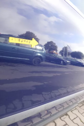 Passat 3B 3BG 3B6 Kombi + Limo Tür vorne links Fahrertür blau LA5E ohneAnbaut (165232)