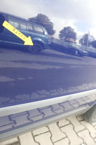 VW Passat 3B 3BG Limousine Tür hinten links blau LA5E - ohne ANbauteile (165233)