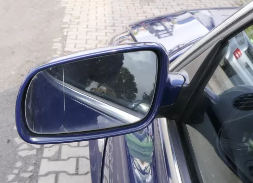 VW Passat 3B 3BG elektrischer Spiegel Außenspiegel links Glas blau LA5E (165239)