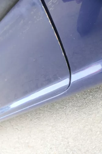 VW Golf 4 Tür vorne links Fahrertür 2/3-Türer blau LA5G ohneAnbauteile (165256)