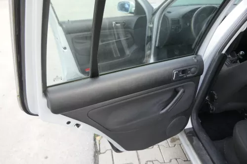 1x VW Golf 4 1J Kombi Türverkleidung Verkleidung Tür hinten links schwarz (165297)