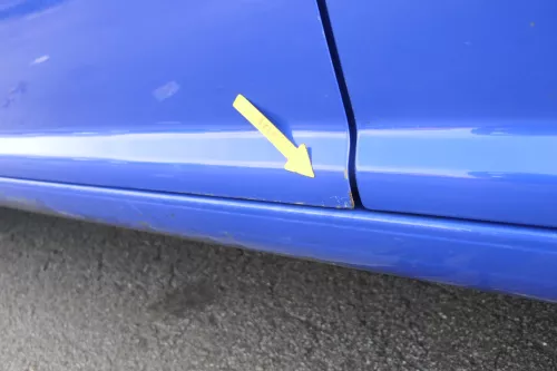 VW Golf 4 Bora Tür vorne links Fahrertür 4/5-Türer & Kombi blau LW5Z -ohneAnba (165382)