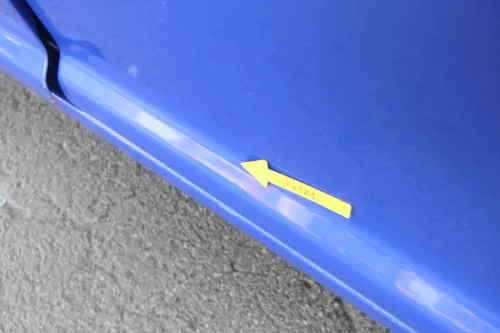 VW Golf 4 Bora Tür hinten links nur Kombi / Variant blau LW5Z - ohne Anbauteil (165383)