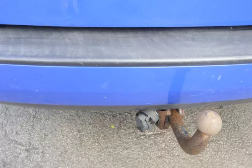 VW Golf 4 Kombi Avant Stoßstange hinten Heckstoßstange Stoßfänger blau LW5Z (165386)