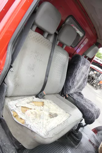 VW T4 Sitz vorne rechts 2er Doppel Beifahrersitz Doppelsitzbank grau mit Konsole