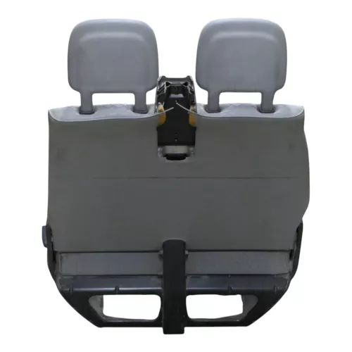 VW T4 Sitz vorne rechts 2er Doppel Beifahrersitz Doppelsitzbank grau mit Konsole (165421)