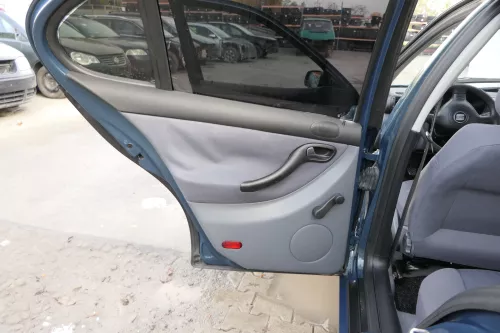 Seat Leon 1M Toledo Türverkleidung Verkleidung Tür hinten links blau grau