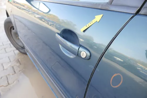 Seat Leon Toledo 1M Tür vorne links Fahrertür LS5W AZUL TOPACIO L5SW grün (165474)