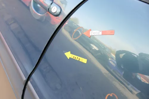 Seat Leon Toledo 1M Tür hinten links Fahrerseite LS5W AZUL TOPACIO L5SW grün (165476)