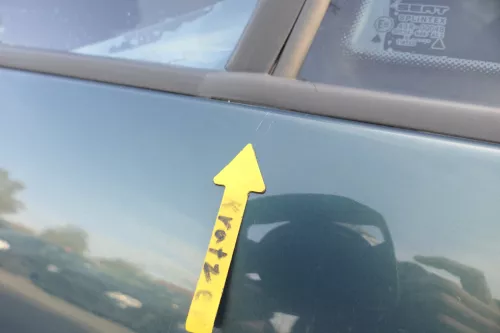 Seat Leon Toledo 1M Tür hinten links Fahrerseite LS5W AZUL TOPACIO L5SW grün (165476)