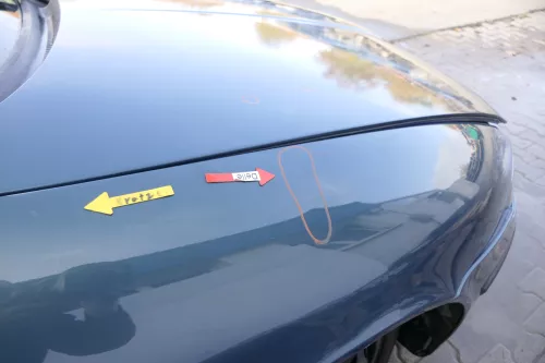 Seat Toledo Leon 1M Kotflügel vorne rechts LS5W AZUL TOPACIO L5SW grün (165477)