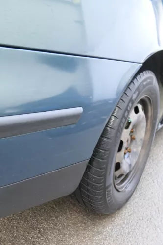 Seat Toledo 1M Stoßstange Heckstoßstange hinten LS5W AZUL TOPACIO L5SW grün (165478)