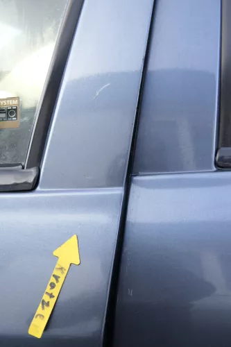 Skoda Octavia 1U Kombi + Limo Tür vorne links Fahrertür grau LF7V 9901 U9 ohne A (165487)