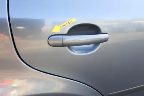 Skoda Octavia 1U5 Combi Kombi Variant Tür hinten rechts grau LF7V 9901 U9 (165490)