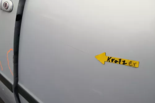 VW Passat 3B 3BG Limousine Tür hinten links silber grau LB7Z satinsilber (165506)