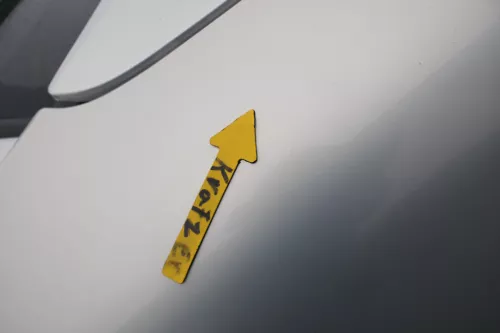 VW Passat 3B Kotflügel vorne rechts silber LB7Z grau (165509)