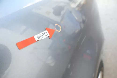 VW Touran 1T Kotflügel vorne rechts grau LD7X ca.2003-2006 platinumgrey 165553 (165553)