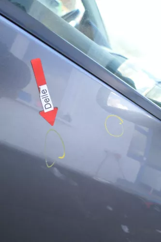 VW Touran 1T3 1T Tür vorne rechts Beifahrertür grau LD7X ohne Anbauteile (165554)