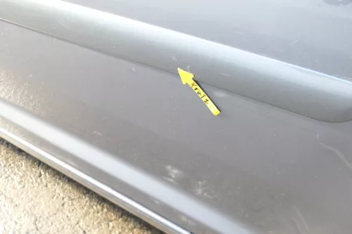 VW Touran 1T3 1T Tür vorne rechts Beifahrertür grau LD7X ohne Anbauteile (165554)