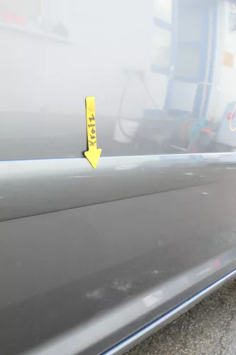 VW Touran 1T3 1T Tür vorne rechts Beifahrertür grau LD7X ohne Anbauteile (165554)