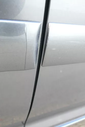 VW Touran 1T3 1T Tür vorne rechts Beifahrertür grau LD7X ohne Anbauteile (165554)