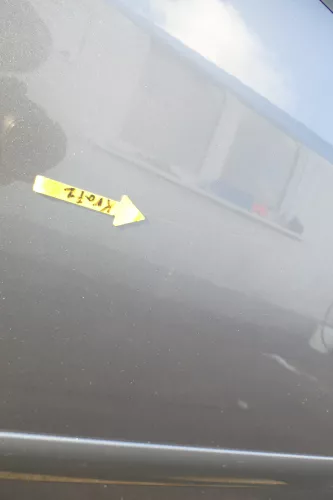 VW Touran 1T 1T3 Tür hinten rechts grau LD7X - ohne Anbauteile (165556)