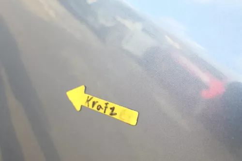 VW Touran 1T 1T3 Tür vorne links Fahrertür grau LD7X OHNE Anbauteile Cross (165560)