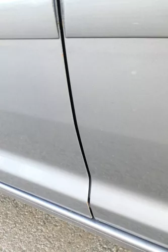 VW Touran 1T 1T3 Tür vorne links Fahrertür grau LD7X OHNE Anbauteile Cross (165560)