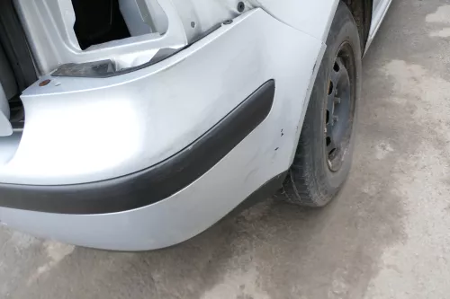 VW Golf 4 Limousine Stoßstange hinten Heckstoßstange Stoßfänger silber LB7Z grau (165580)