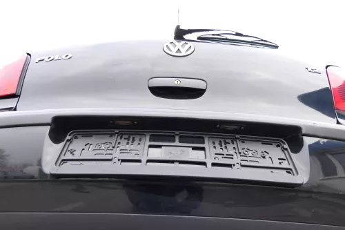 VW Polo 9N 9N3 Stoßstange hinten Heckstoßstange Stoßfänger schwarz L041 (165661)