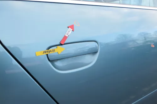 Audi A6 4B C5 Tür Türblatt hinten rechts grün blau LX6V jaspisgrün (165668)